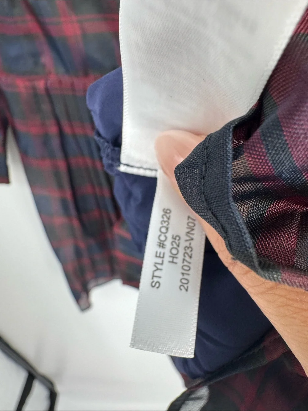 NWT J. Crew Pleated Shirt Dress Navy Red Multi Stewart Tartan Print Pleated Sz 4